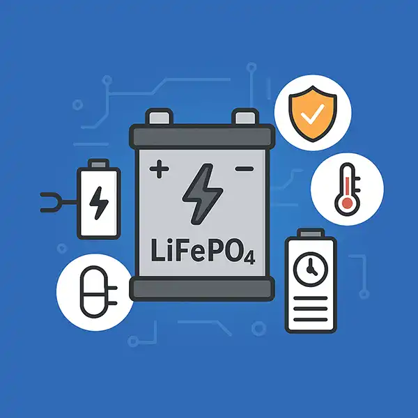 Characteristics of LiFePO4 batteries